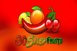 30 spicy fruits slot logo