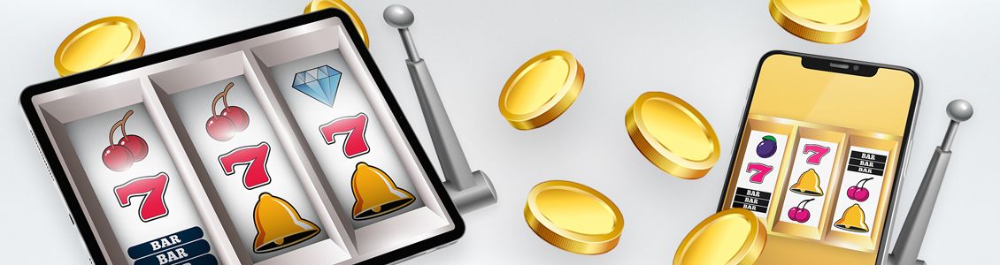 Máquina caça-níqueis clássico em dispositivo móvel