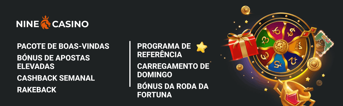 Nine Casino bonuses