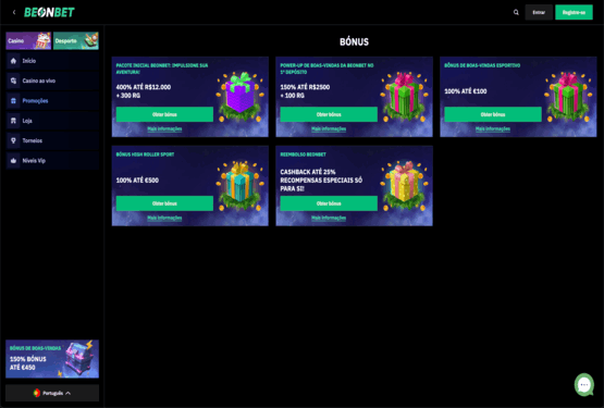 BeOnBet Promoções