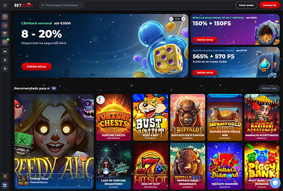 BetBona Casino Lobby