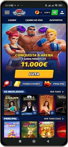 Aplicação do BigClash Casino