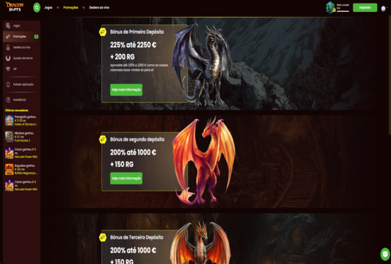 DragonSlots Promoções