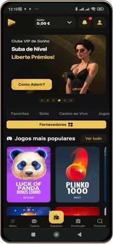 Versão móvel do casino Dreamplay