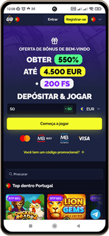 Versão móvel do casino Goldbet