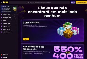 IWild casino – promoções