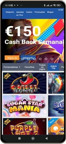 Versão móvel do casino Kikobet