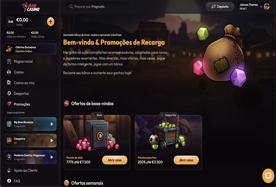 MadCasino Promoções