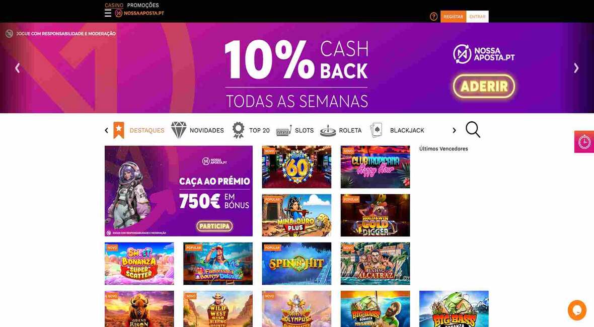 Nossa Aposta Lobby