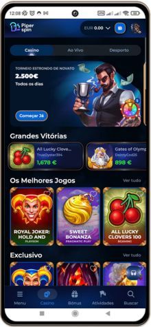 Versão móvel do casino PiperSpin