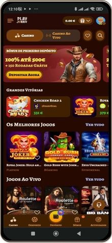 Versão móvel do casino Playjonny