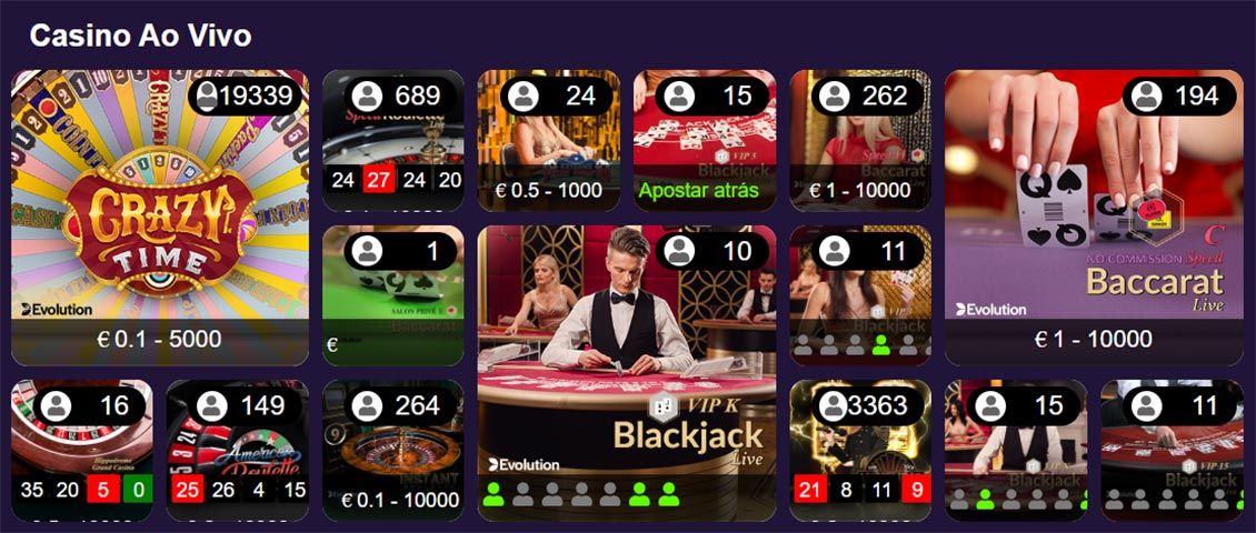 Lista de jogos de mesa no Playoro Casino