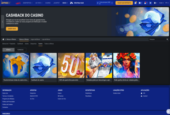 SapphireBet Promoções