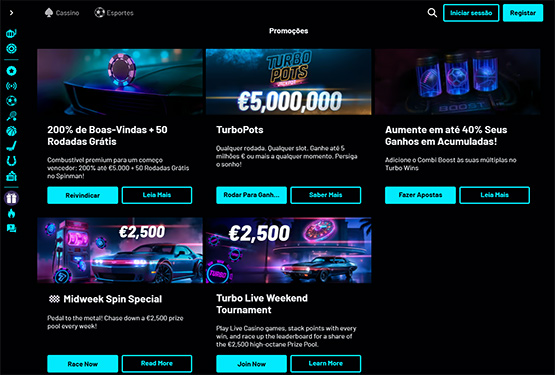 Turbowins Casino Promoções