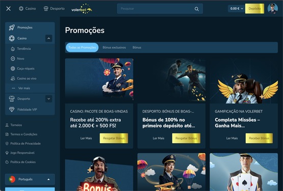 Volerbet.io Promoções