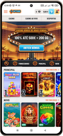 Versão móvel do casino Wyns