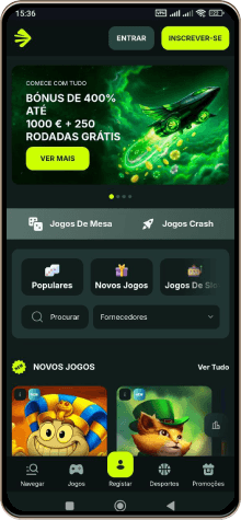 Versão móvel do casino Betnjet