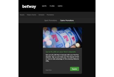 Betway Casino - Bónus
