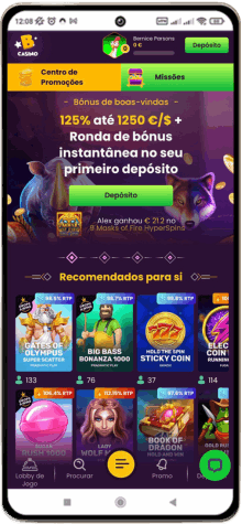 Versão móvel do casino Bizzo