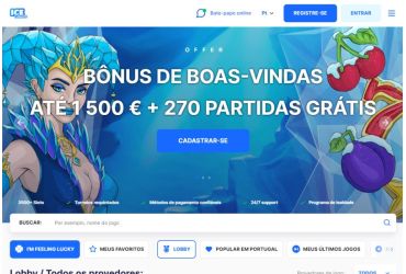 Ice casino - página principal