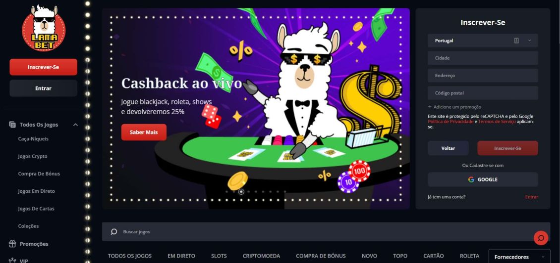 Lamabet Casino - processo de registro etapa 4