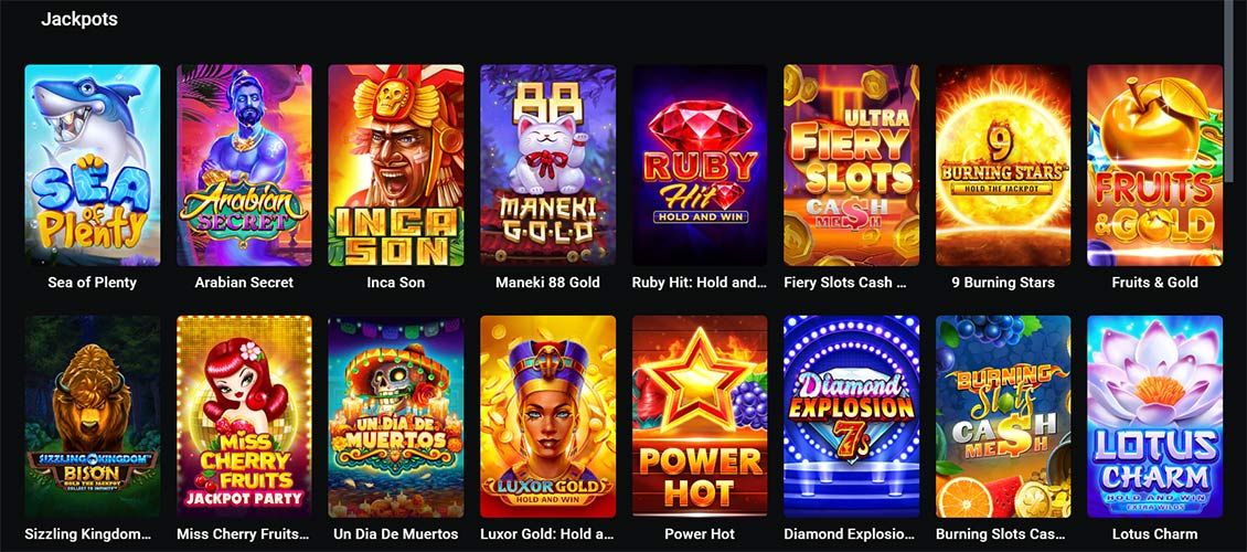 Leon - jogos com jackpot