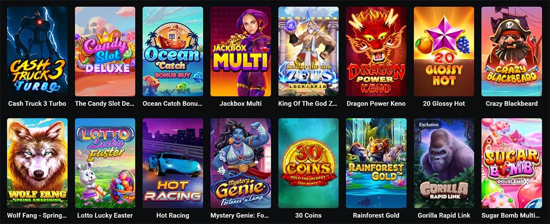 Lista de slots no Leon Casino