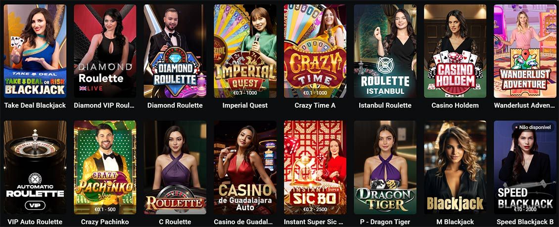 Lista de jogos de mesa no Leon Casino