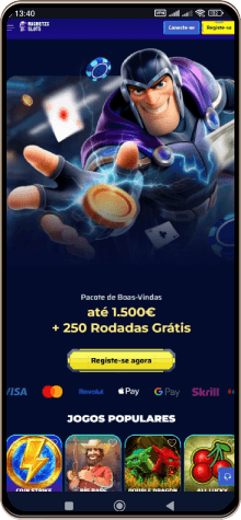 Versão móvel do casino Magneticslots