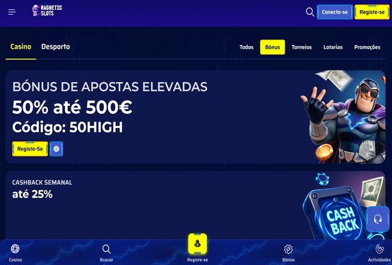 Magneticslots Casino Promoções