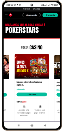 Versão móvel do casino Pokerstars