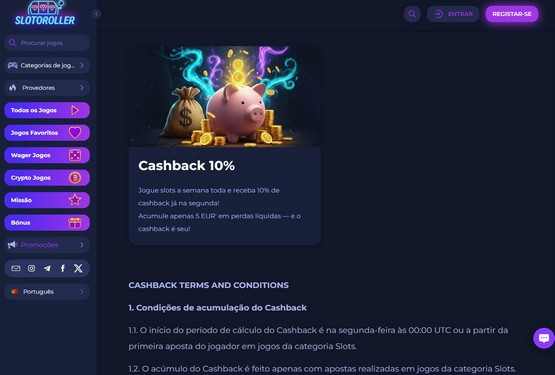 Slotoroller casino VIP