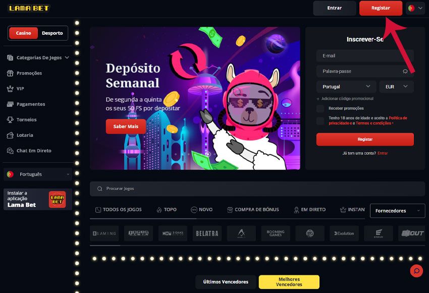 Como começar a jogar passo 2