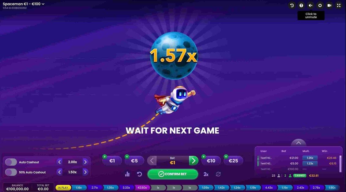 Prévia do jogo Spaceman