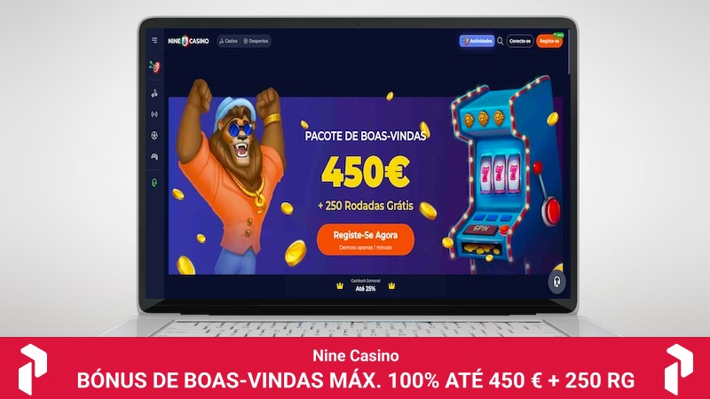 Nine Casino na tela do seu computador