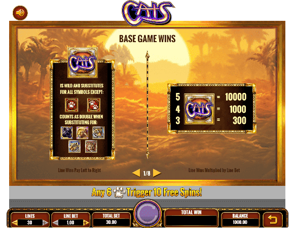 Cats - Rondas de Bonus