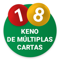 Online keno multi-card