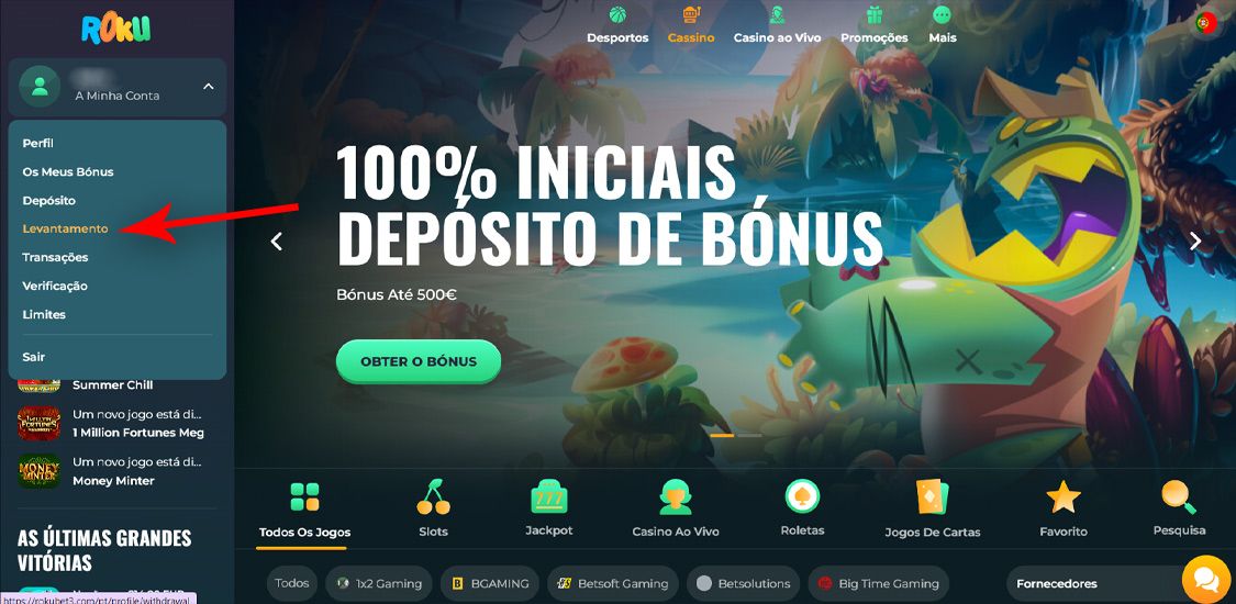 Como fazer um levantamento através de Bitcoin – Passo 2