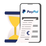 Espera no depósito e no levantamento ao usar o PayPal