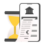 Tempo para receber o dinheiro no seu saldo ao usar uma transferência