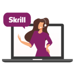 Atendimento ao cliente do Skrill