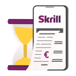 Duração dos depósitos e levantamentos através do Skrill nos casinos online