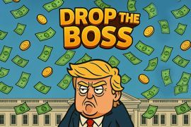 Drop The Boss Slot Logo