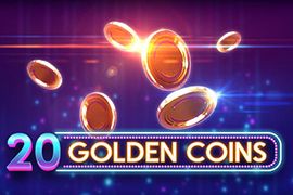 20 golden coins logo