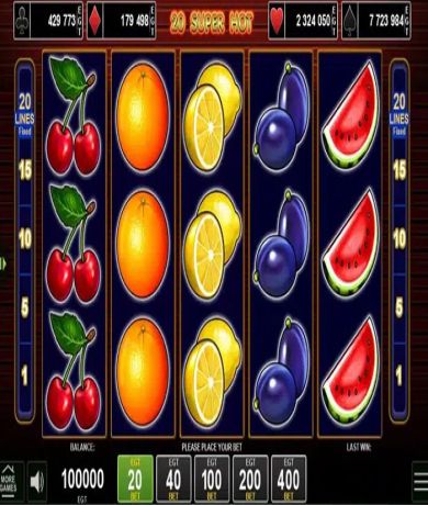 Jogue Slot 20 Super Hot de Amusnet slot online gratuitamente | Casino Portugal