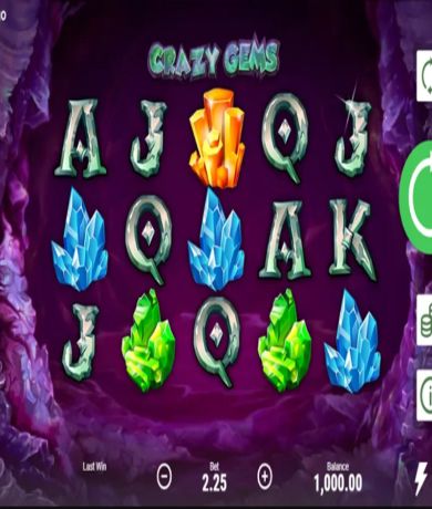 Jogue Crazy Gems: slot online da Booongo slot online gratuitamente | Casino Portugal