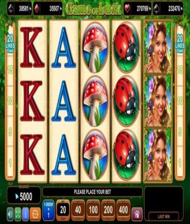 Jogue Game of Luck, uma slot online da EGT slot online gratuitamente | Casino Portugal