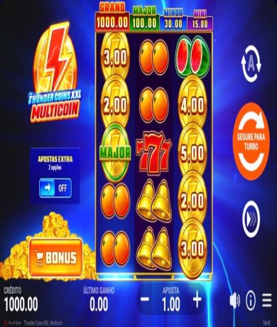 Jogue Thunder Coins XXL: Multicoin da Playson – Análise e Jogo Grátis em Modo de Demonstração slot online gratuitamente | Casino Portugal