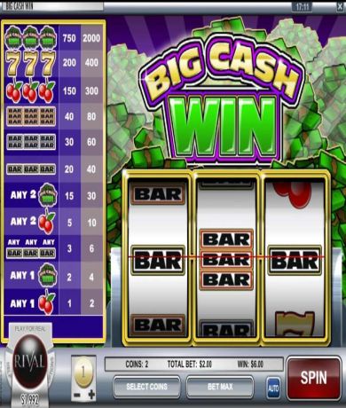Jogue Big Cash Win da Push Gaming slot online gratuitamente | Casino Portugal