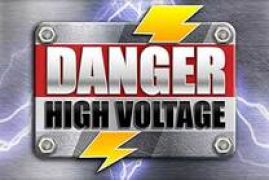 danger high voltage slot logo